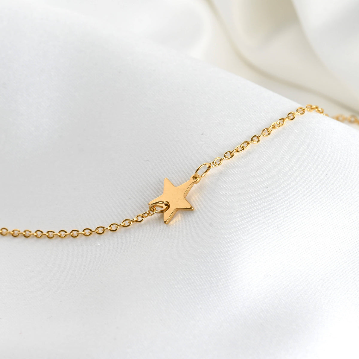 Moon and Star Necklace