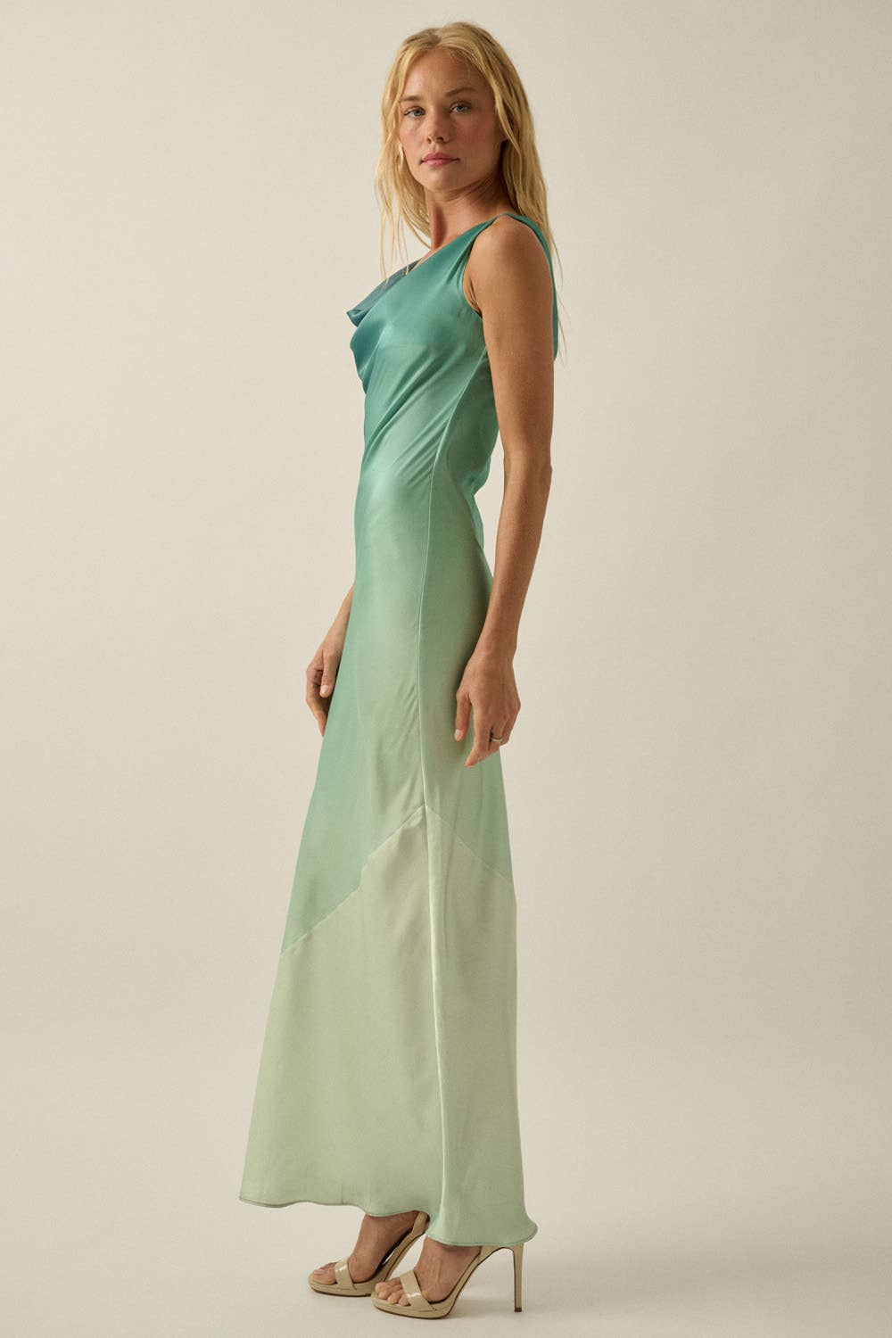 Laura Ombre Satin Dress