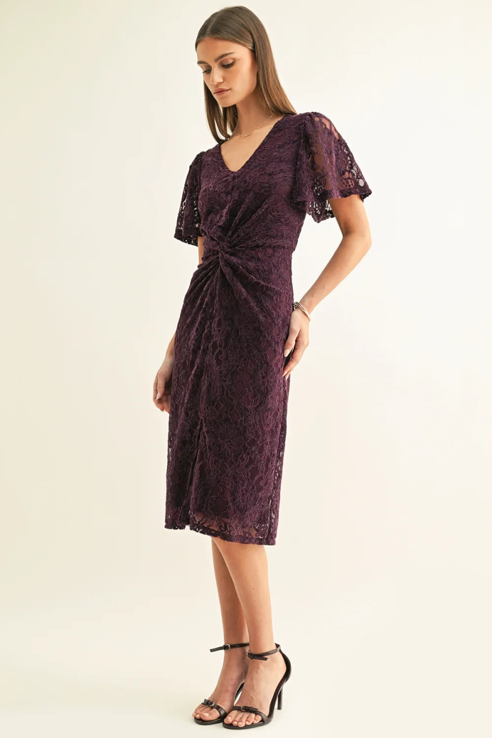 Olivia Twist Front Dress