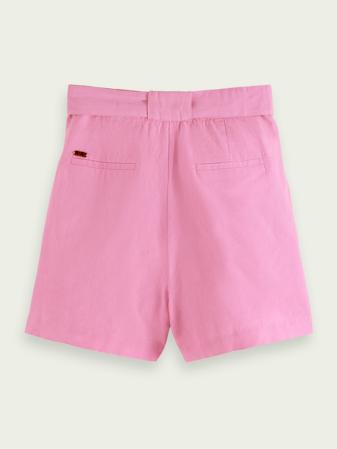 High-rise mid-length shorts