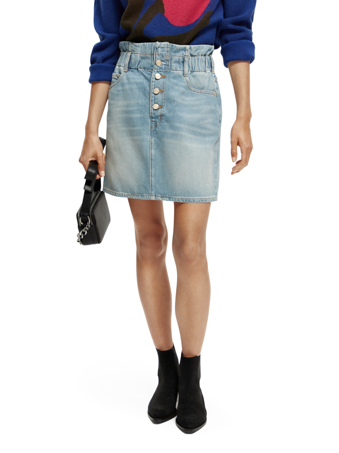 The Break Denim Skirt