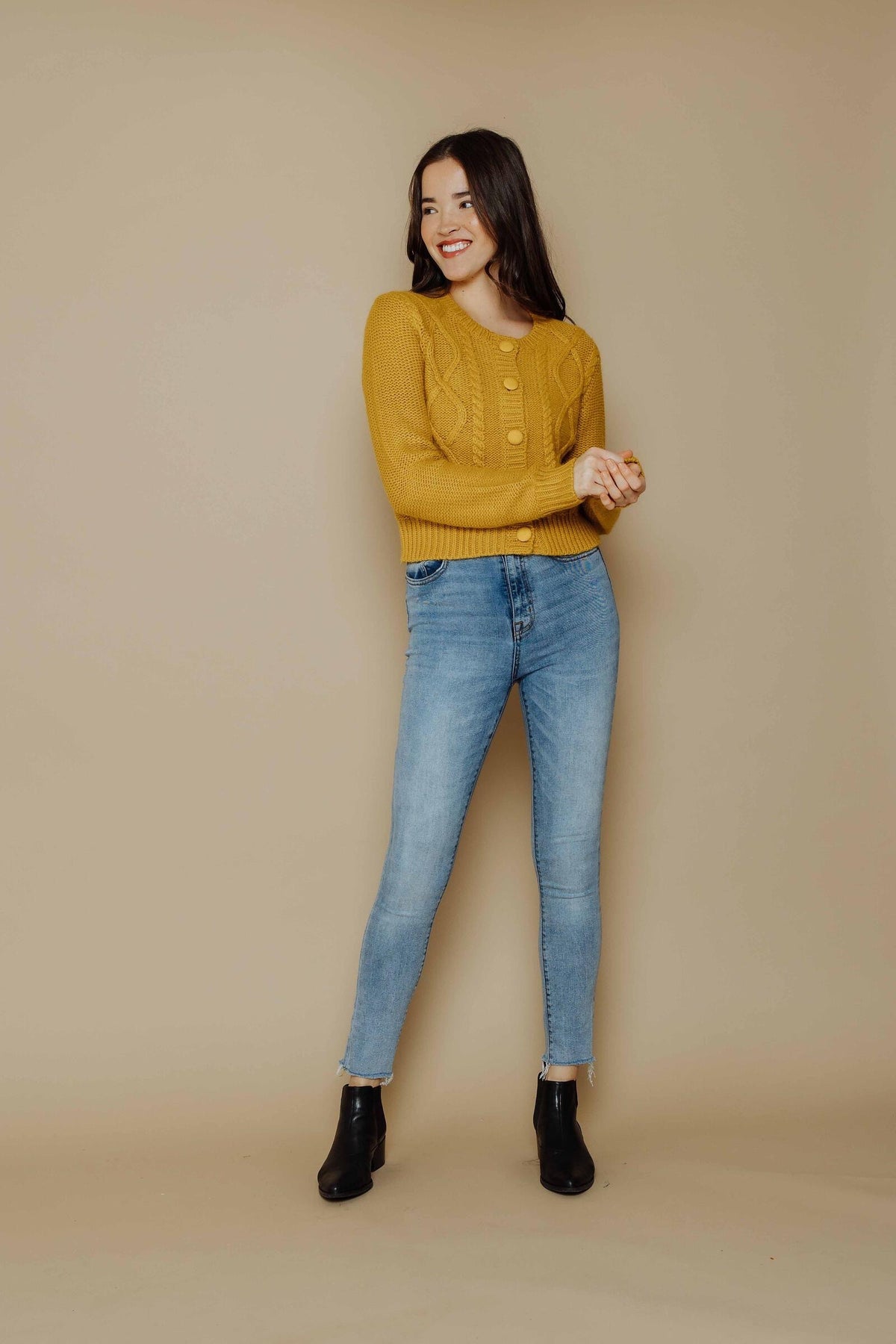 Janelle Cabled Cardi