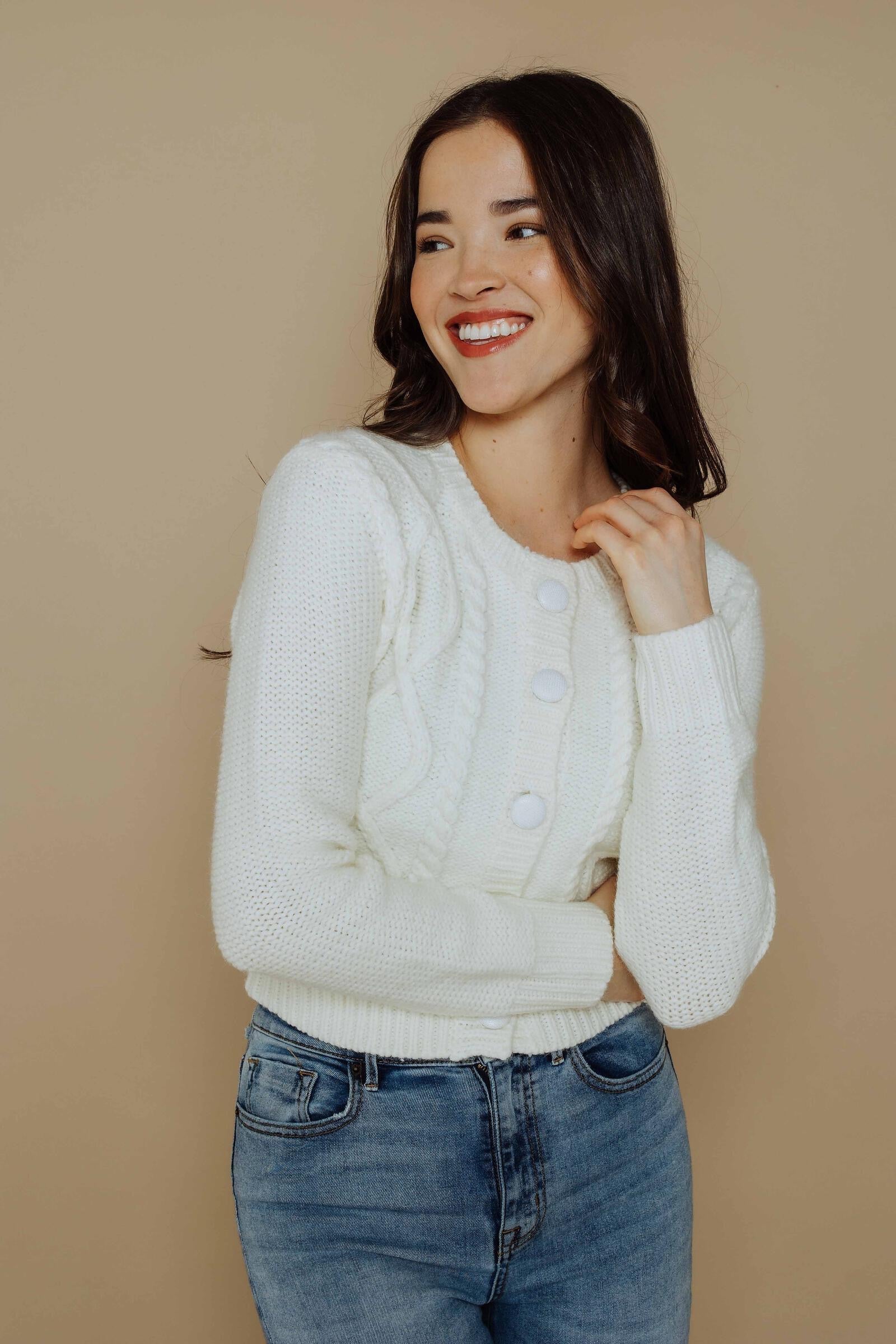 Janelle Cabled Cardi