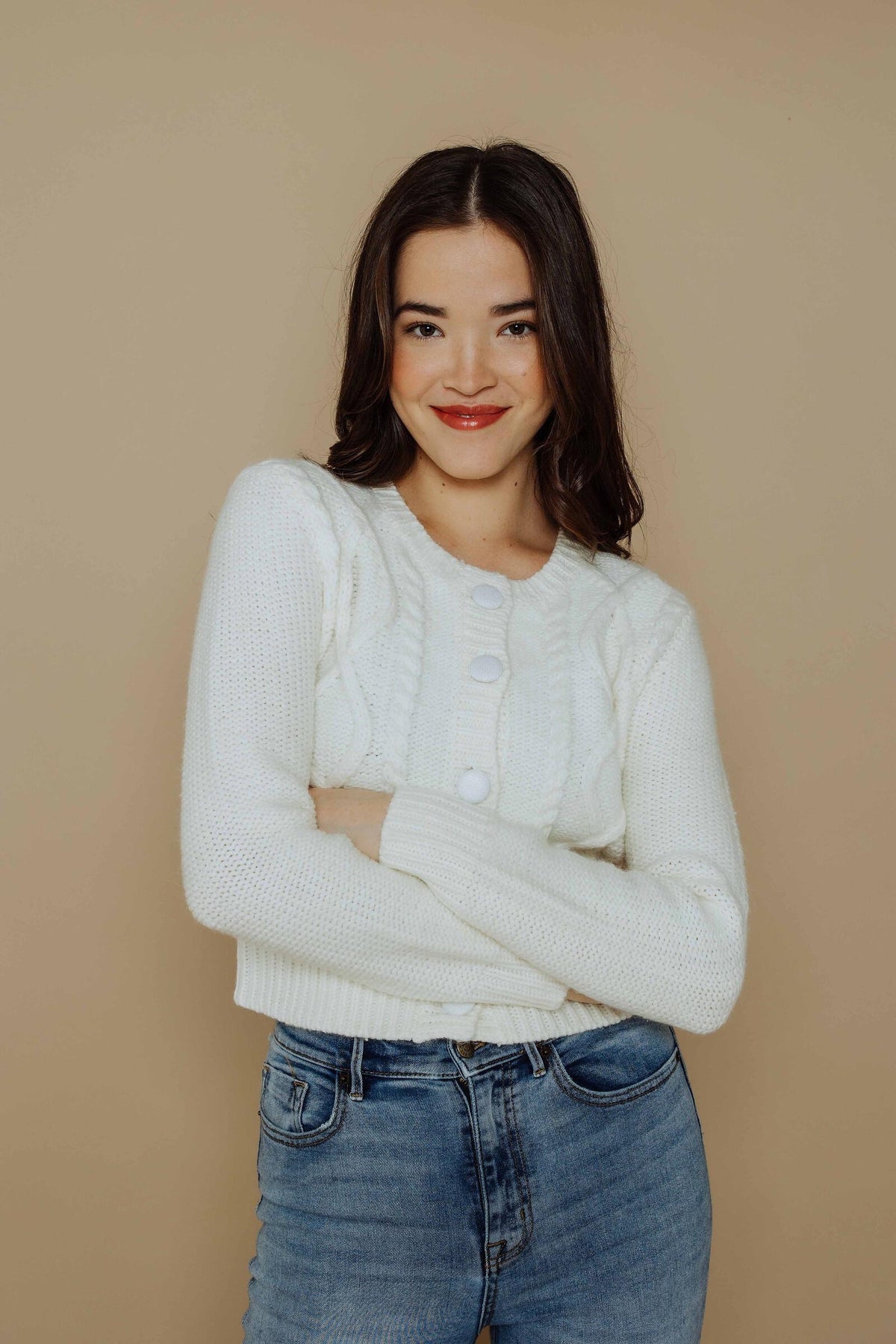 Janelle Cabled Cardi