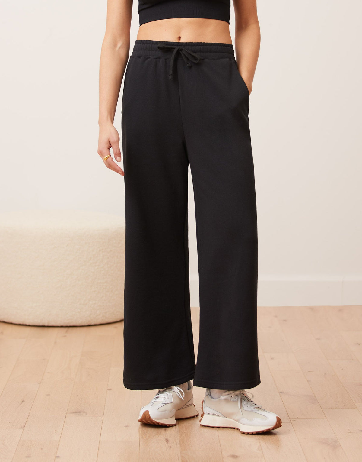 Wide Leg Fleece Pant