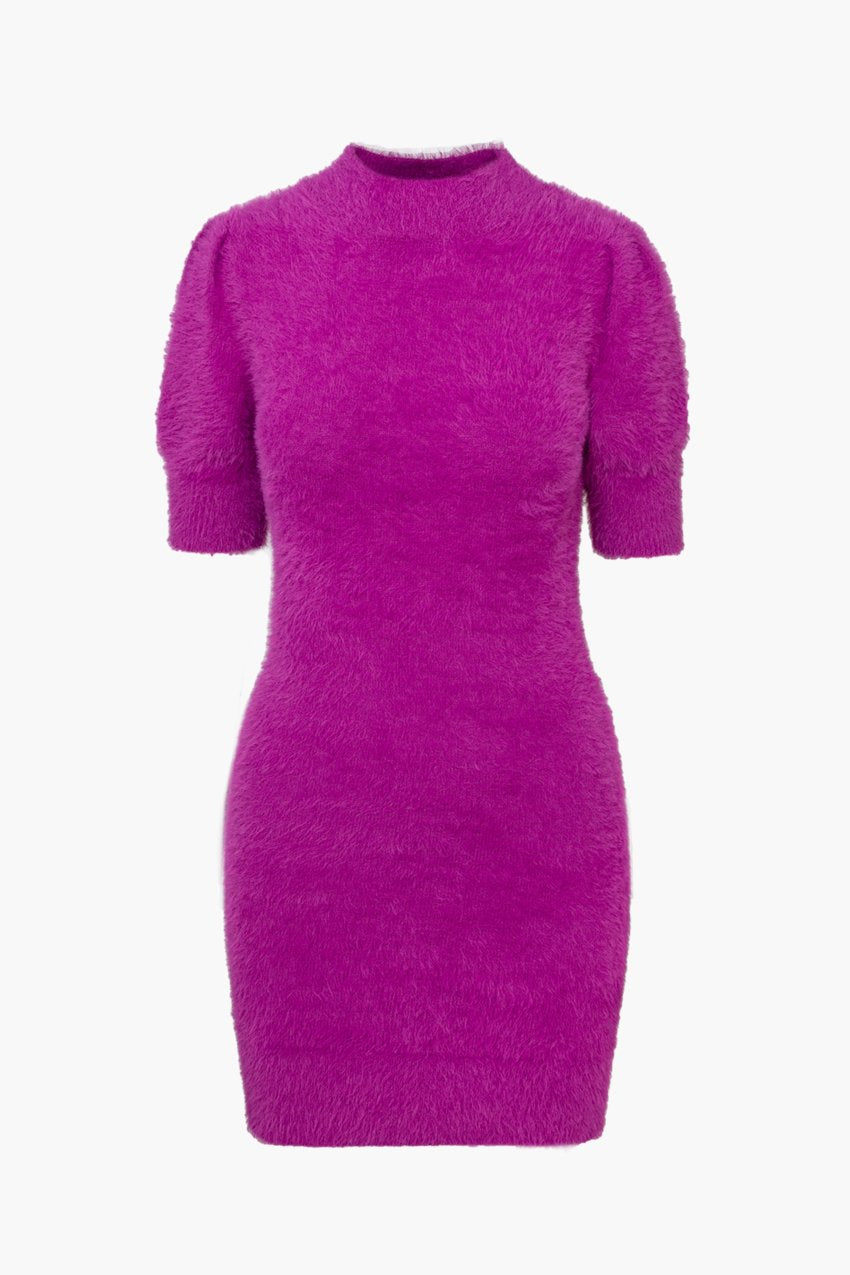 Delia Fuzzy Knit Mini