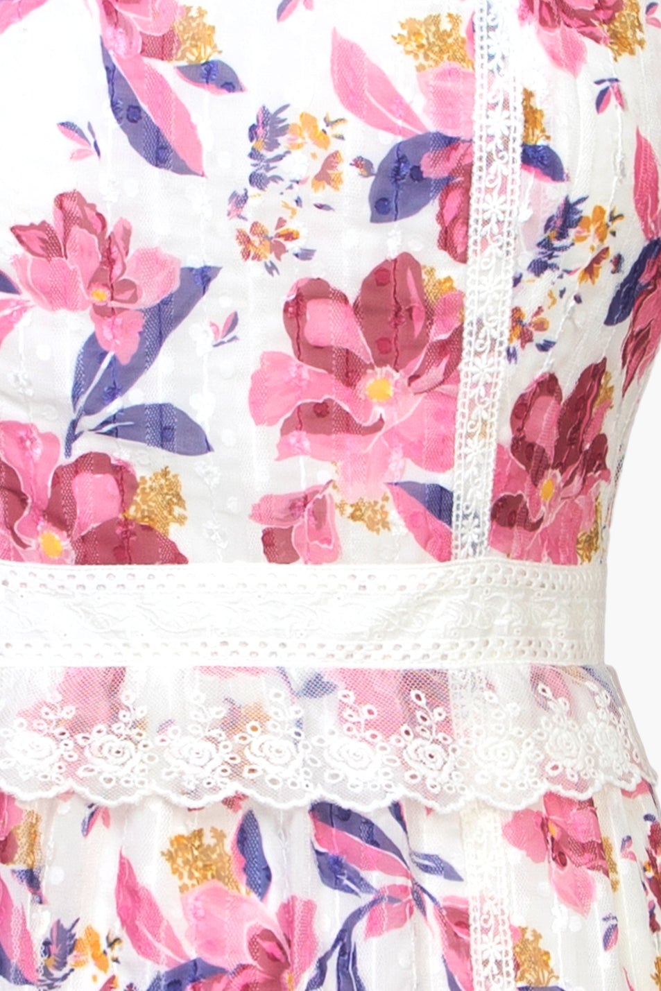 Freija Lace Printed Dress