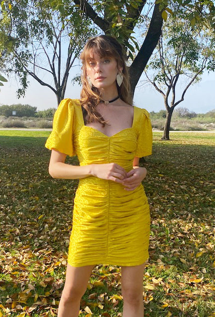 Nissa Puff Sleeve Dress - The Loop