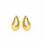 "Fluent" Hoop Earrings in Gold