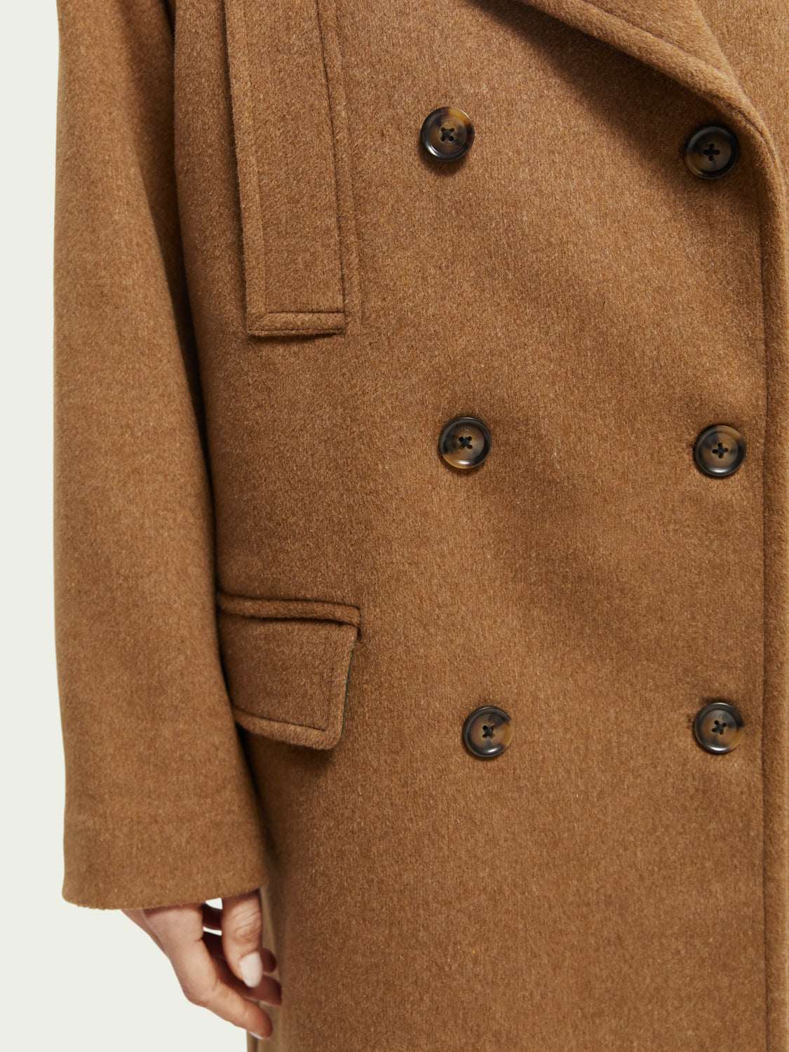 New look sales double breasted coat